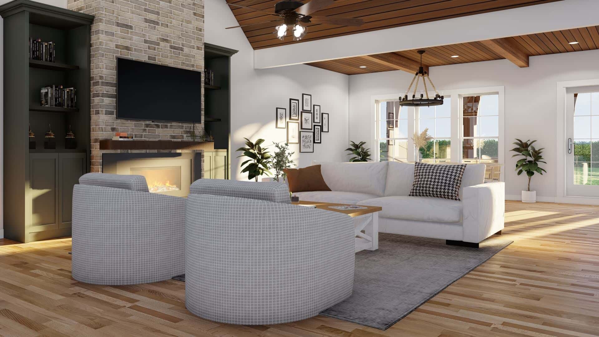 Great Room of this 3-Bedroom,1711 Sq Ft Plan -153-1943