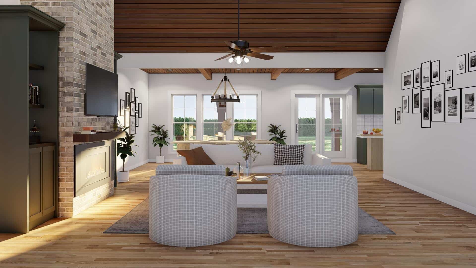 Great Room of this 3-Bedroom,1711 Sq Ft Plan -153-1943