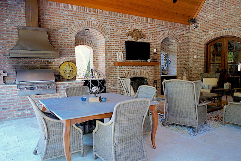 Grilling Porch of this 6-Bedroom,6004 Sq Ft Plan -153-1945