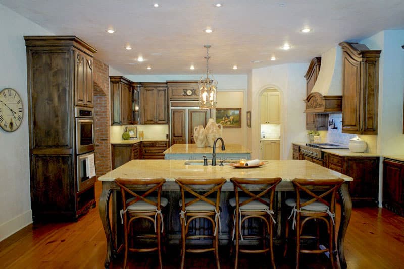 Kitchen: Breakfast Bar of this 6-Bedroom,6004 Sq Ft Plan -153-1945