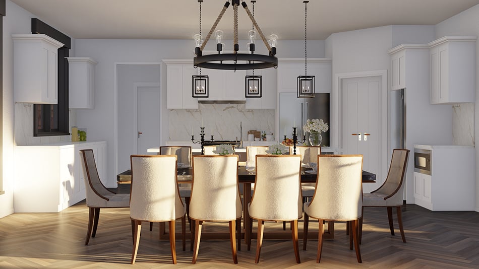 Dining Room of this 5-Bedroom,2555 Sq Ft Plan -153-1951