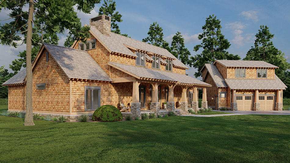 Left Side View of this 5-Bedroom,2555 Sq Ft Plan -153-1951