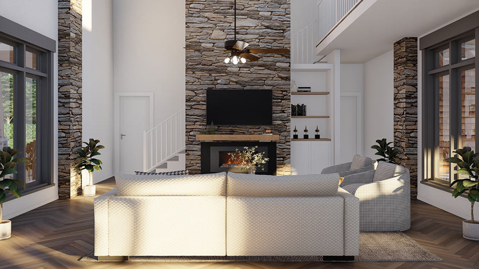 Great Room of this 5-Bedroom,2555 Sq Ft Plan -153-1951