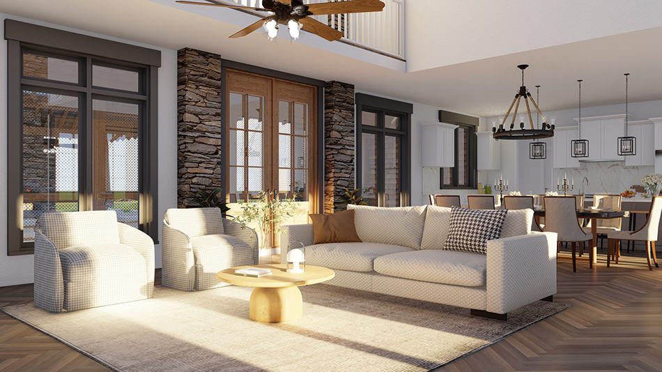 Great Room of this 5-Bedroom,2555 Sq Ft Plan -153-1951