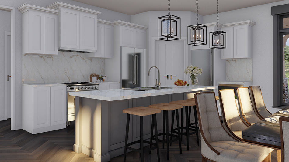 Kitchen: Kitchen Island of this 5-Bedroom,2555 Sq Ft Plan -153-1951