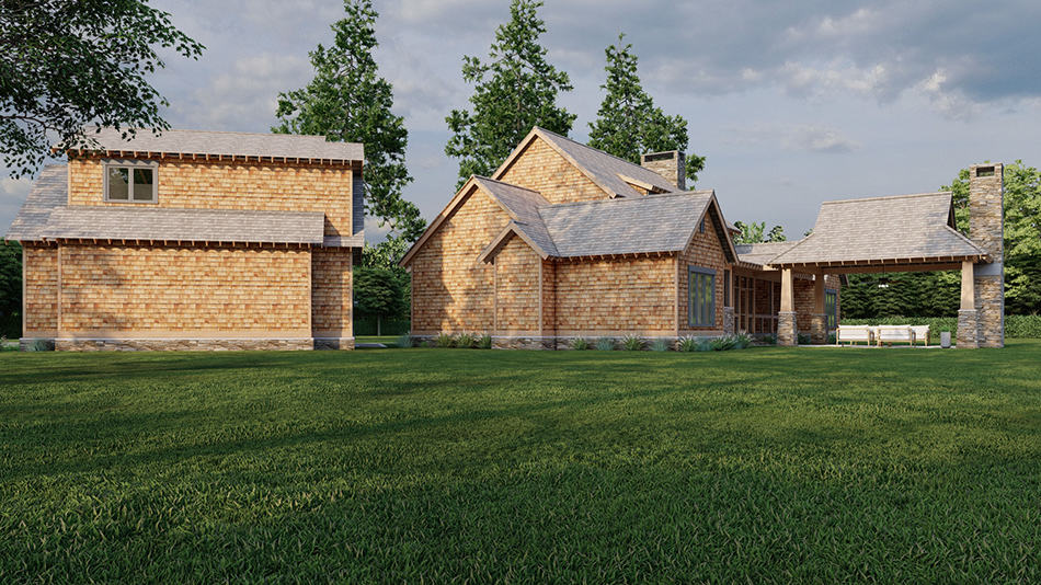 Right Side View of this 5-Bedroom,2555 Sq Ft Plan -153-1951