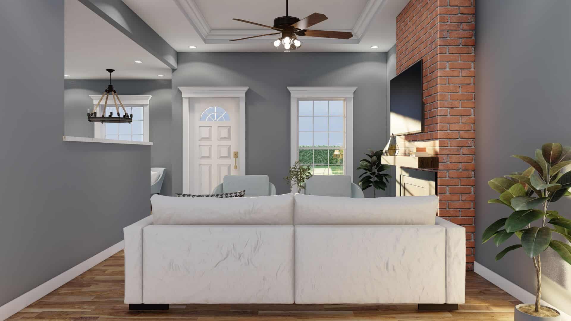 Great Room of this 4-Bedroom,1562 Sq Ft Plan -153-1954