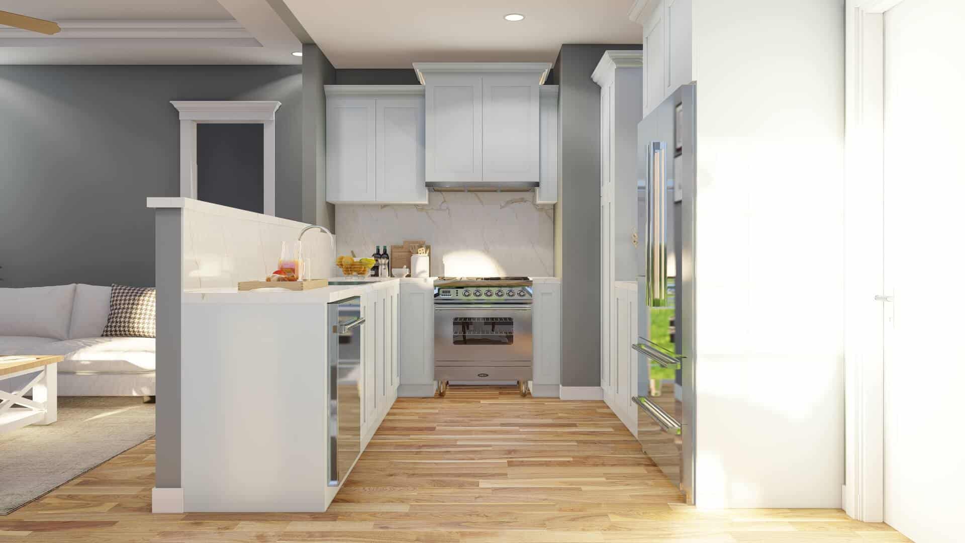 Kitchen of this 4-Bedroom,1562 Sq Ft Plan -153-1954