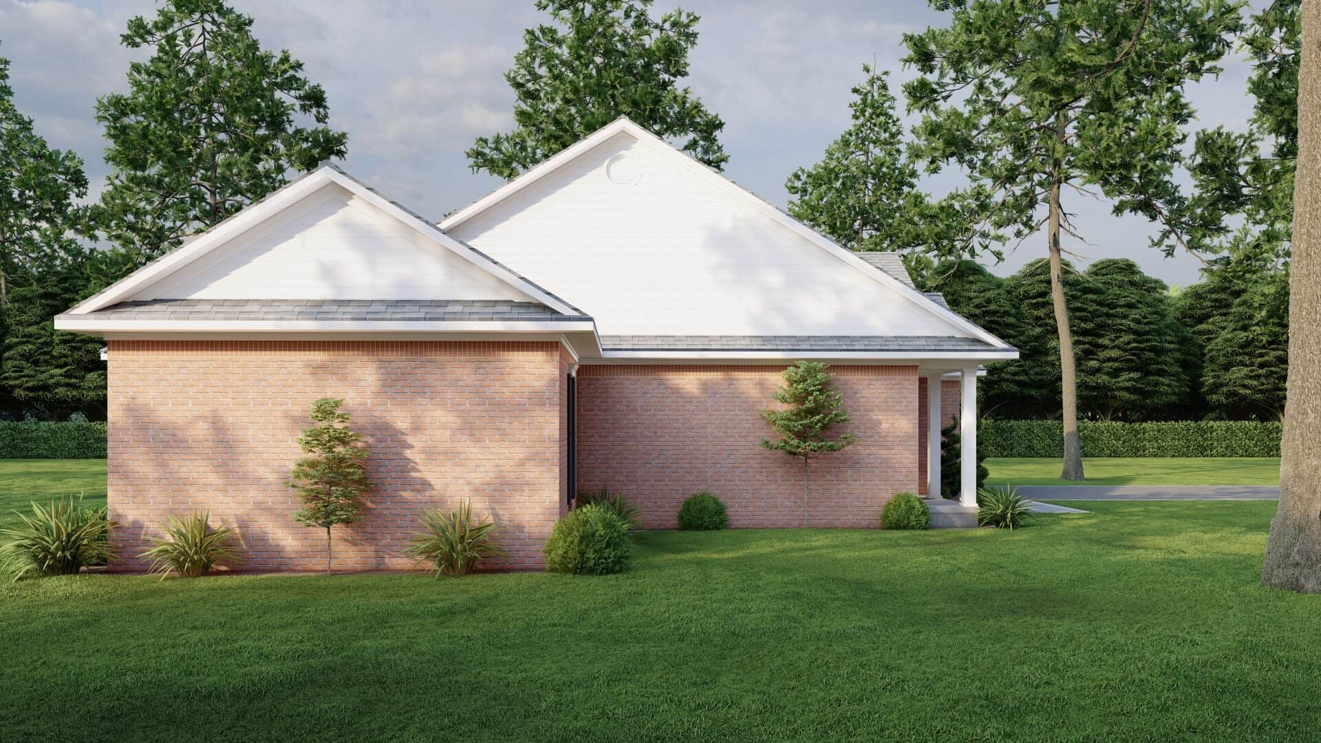 Left Side View of this 4-Bedroom,1562 Sq Ft Plan -153-1954