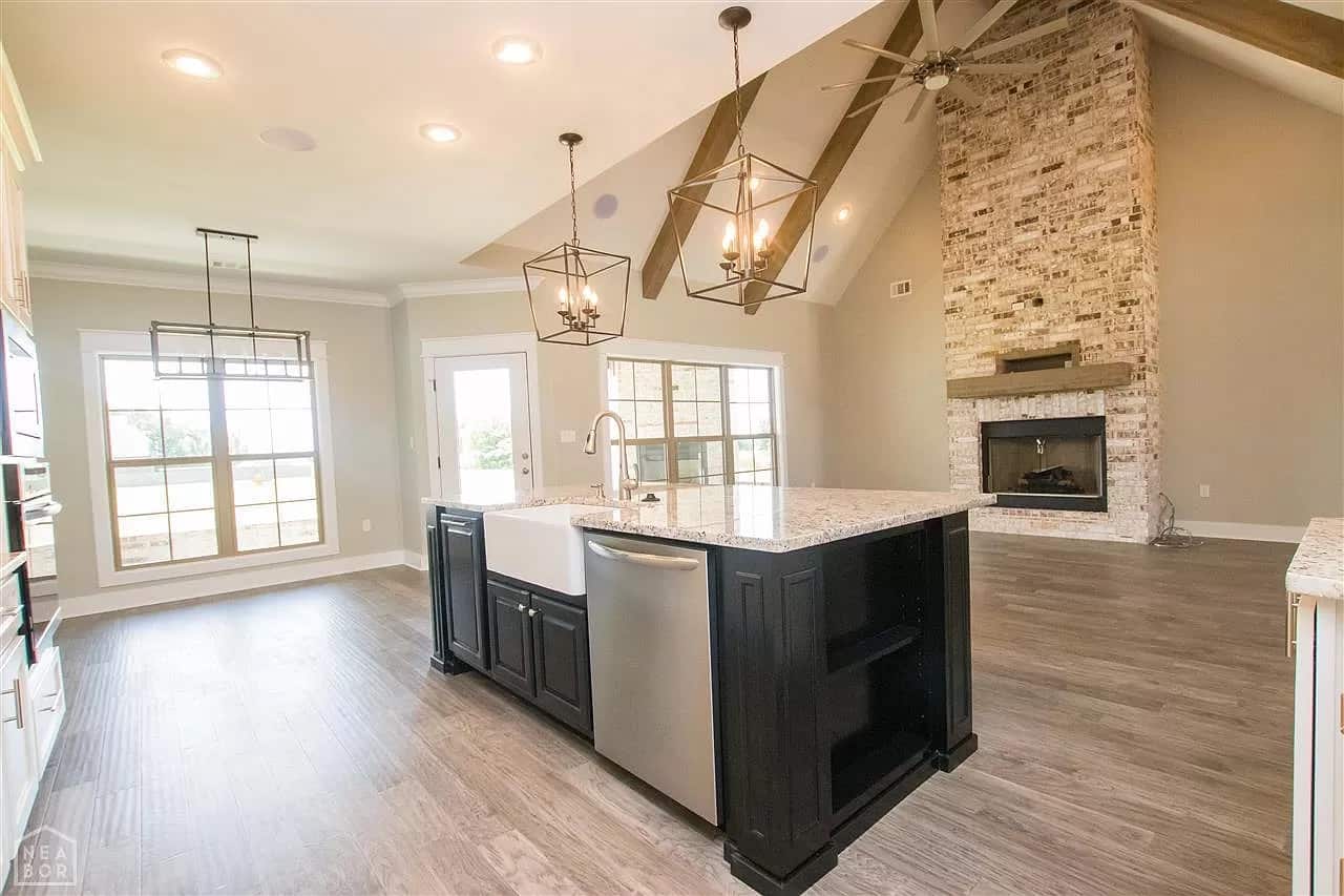 Kitchen: Kitchen Island of this 4-Bedroom,2546 Sq Ft Plan -153-1955
