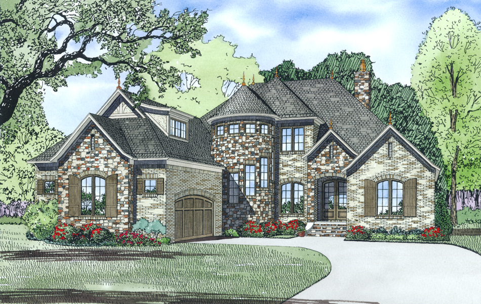 Home Exterior Photograph of this 4-Bedroom,3084 Sq Ft Plan -3084