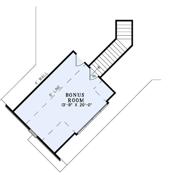 Bonus Room of French Plan #153-1992