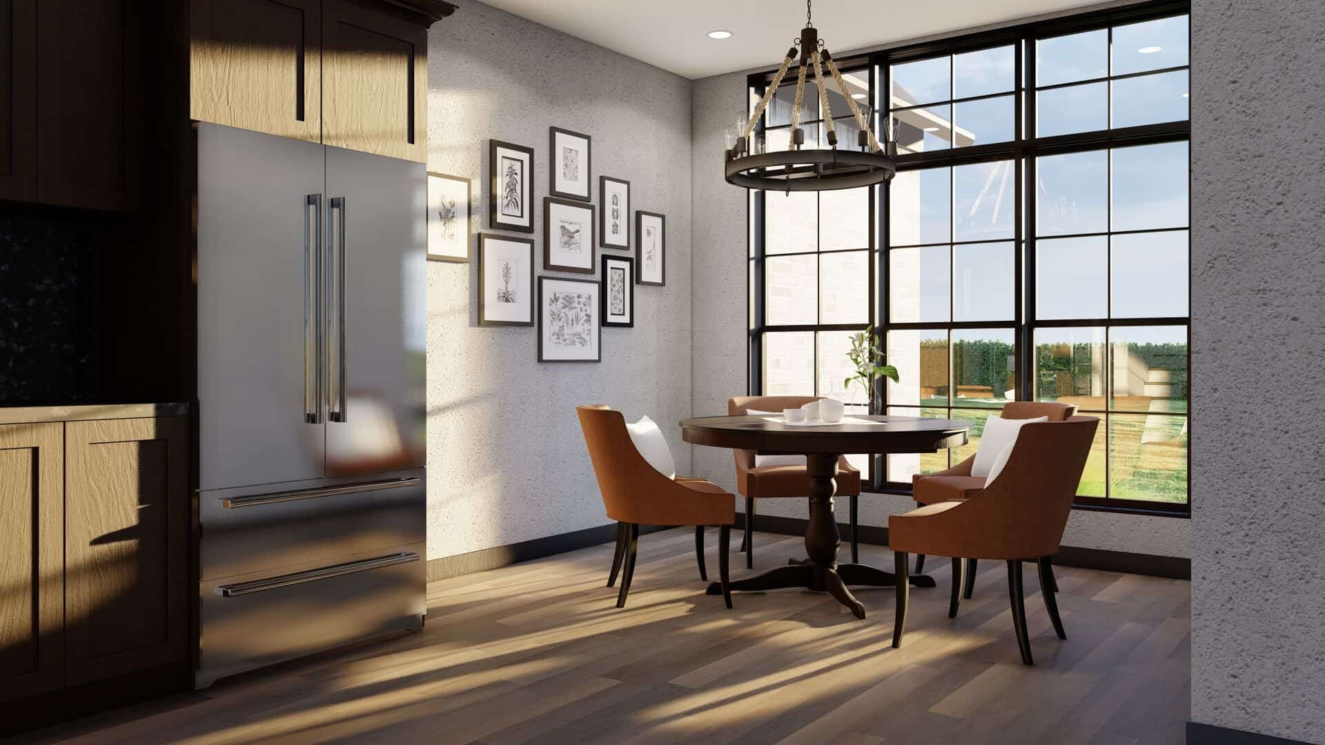 Kitchen: Breakfast Nook of this 4-Bedroom,2631 Sq Ft Plan -153-1993