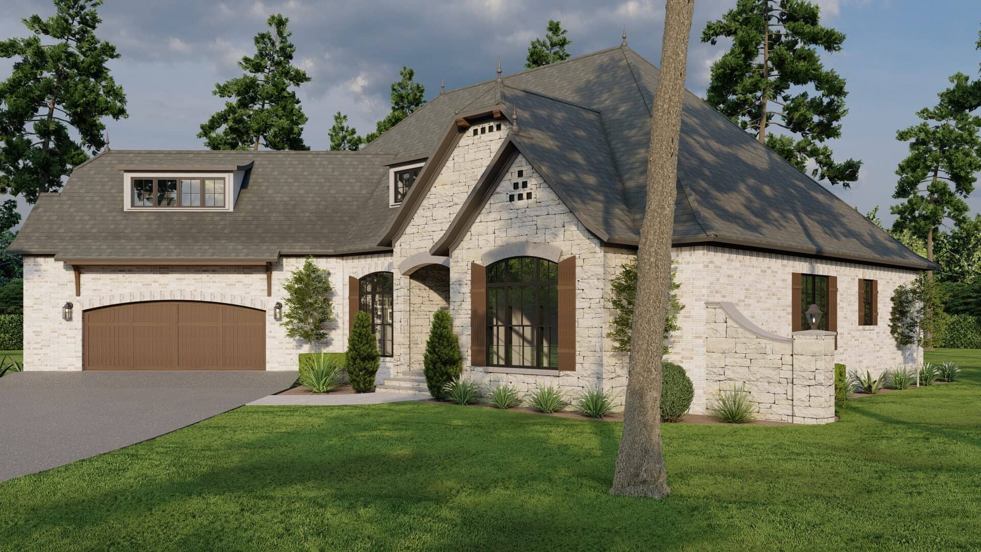 Right Side View of this 4-Bedroom,2631 Sq Ft Plan -153-1993