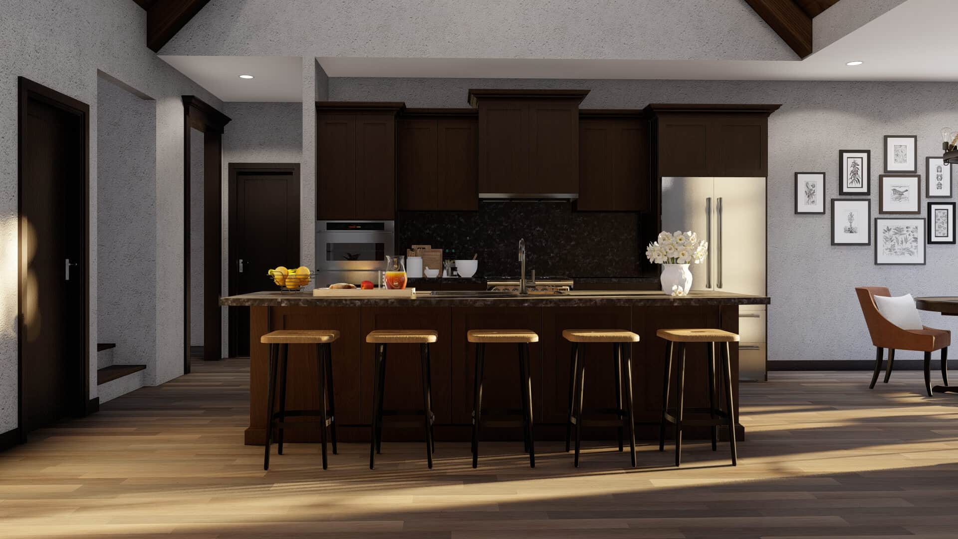 Kitchen: Kitchen Island of this 4-Bedroom,2631 Sq Ft Plan -153-1993