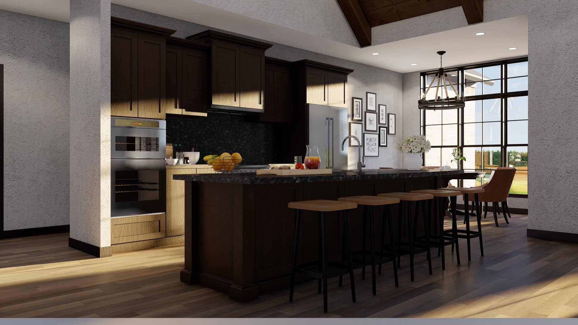Kitchen: Kitchen Island of this 4-Bedroom,2631 Sq Ft Plan -153-1993