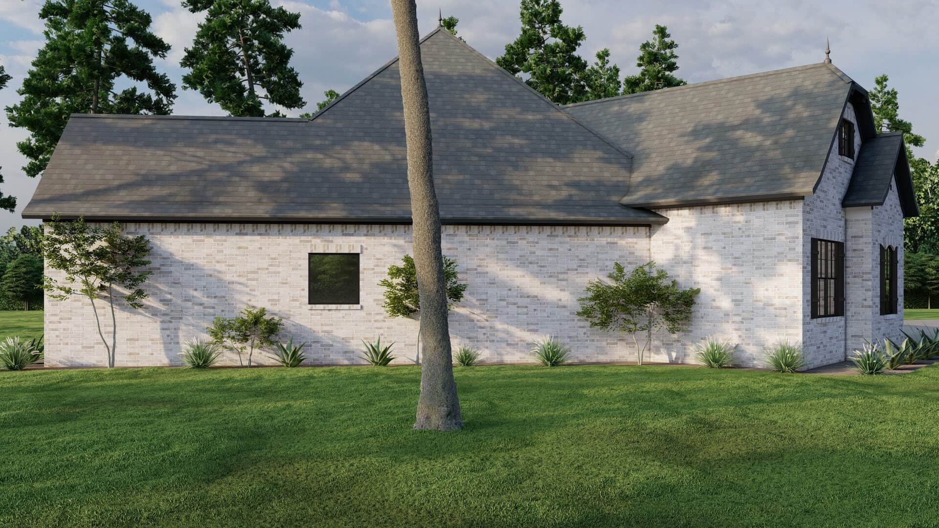 Left Side View of this 4-Bedroom,2631 Sq Ft Plan -153-1993