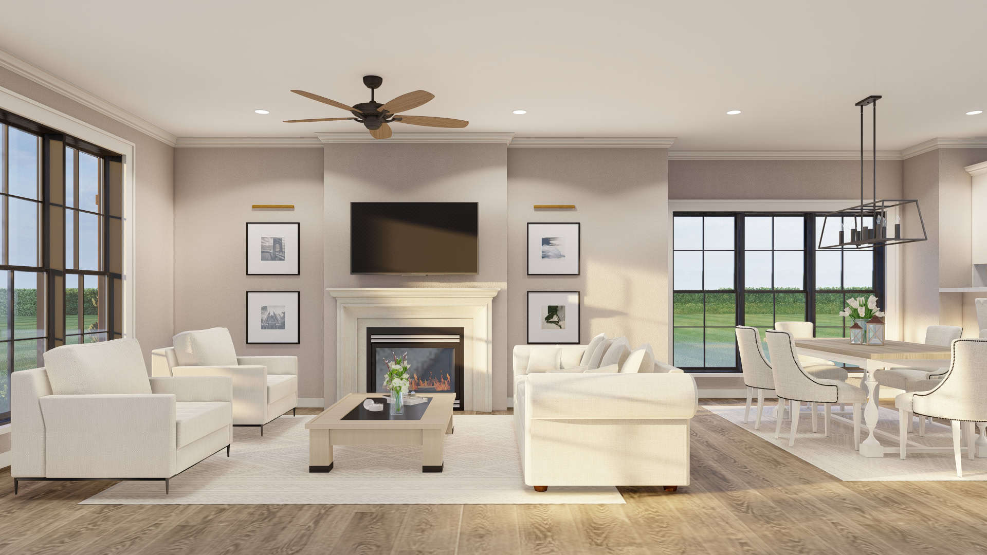 Great Room of this 2-Bedroom,1510 Sq Ft Plan -153-1998