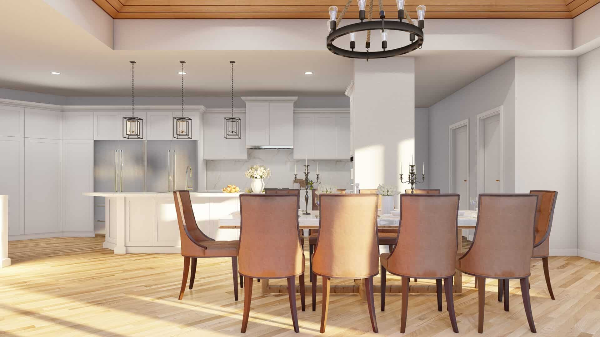Dining Room of this 3-Bedroom,4183 Sq Ft Plan -153-2005