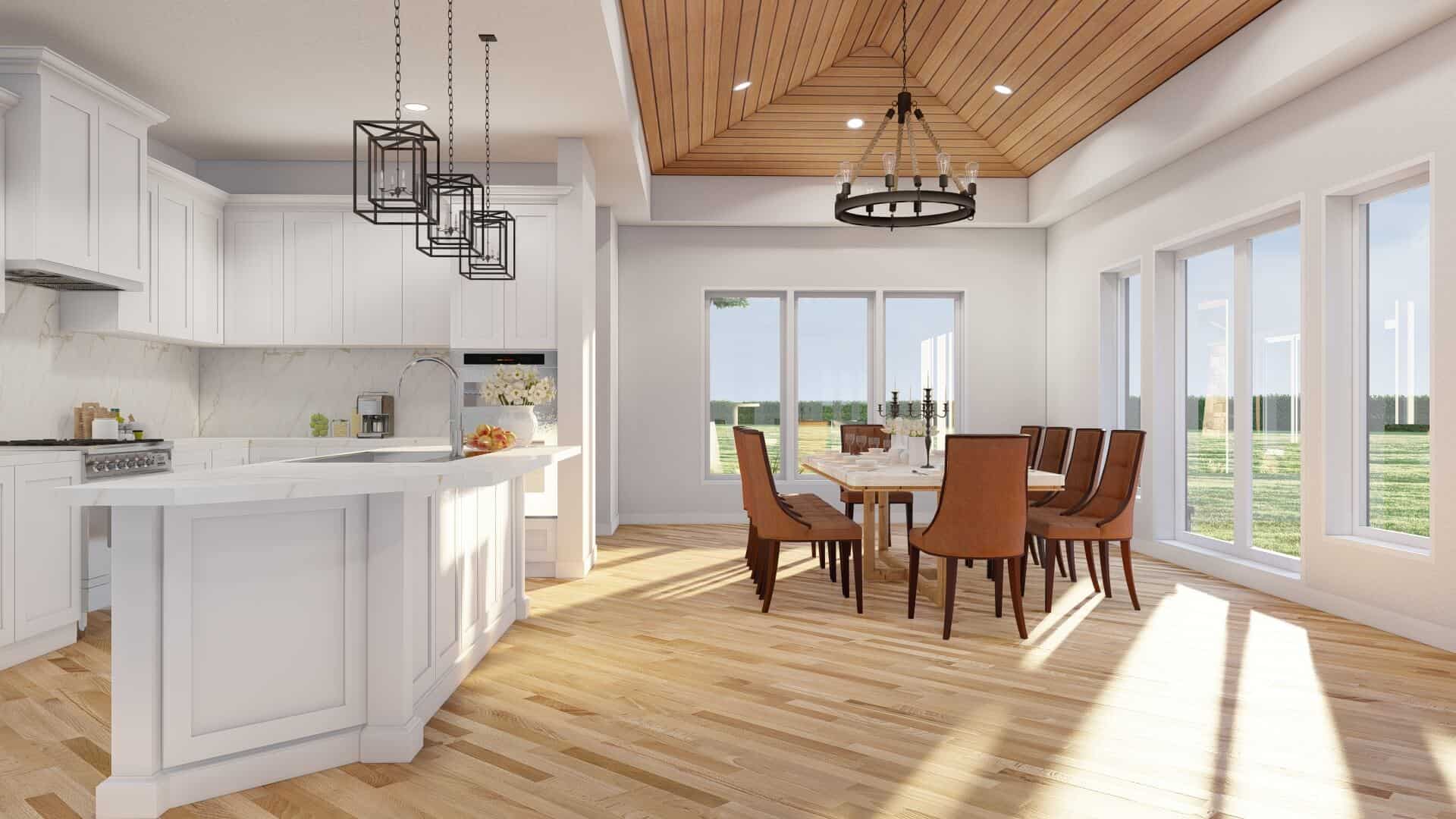 Dining Room of this 3-Bedroom,4183 Sq Ft Plan -153-2005