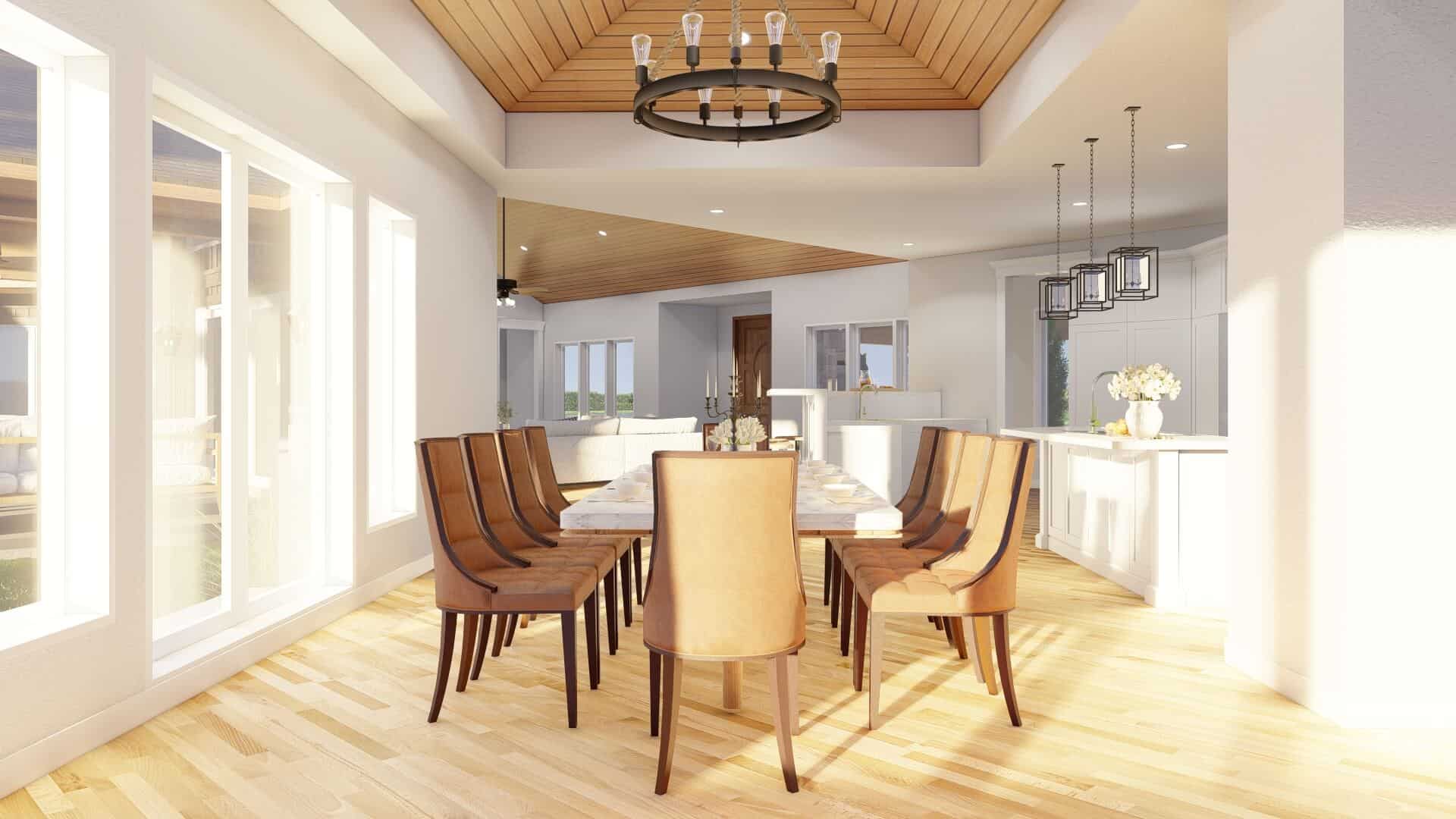 Dining Room of this 3-Bedroom,4183 Sq Ft Plan -153-2005