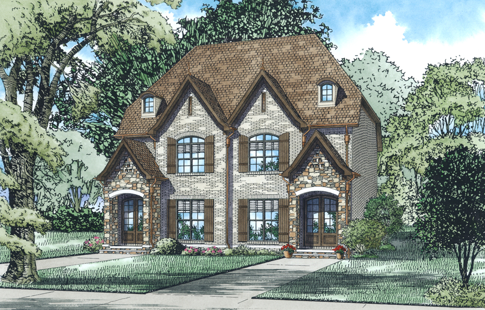 Multi-Unit home (ThePlanCollection: Plan #153-2034)