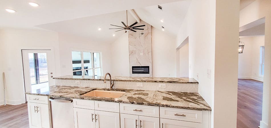 Kitchen: Breakfast Bar of this 3-Bedroom,2091 Sq Ft Plan -153-2036