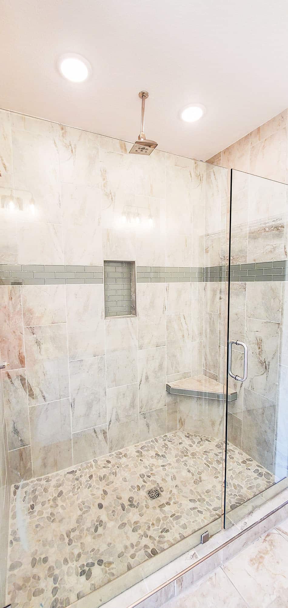 Master Bathroom: Shower of this 3-Bedroom,2091 Sq Ft Plan -153-2036