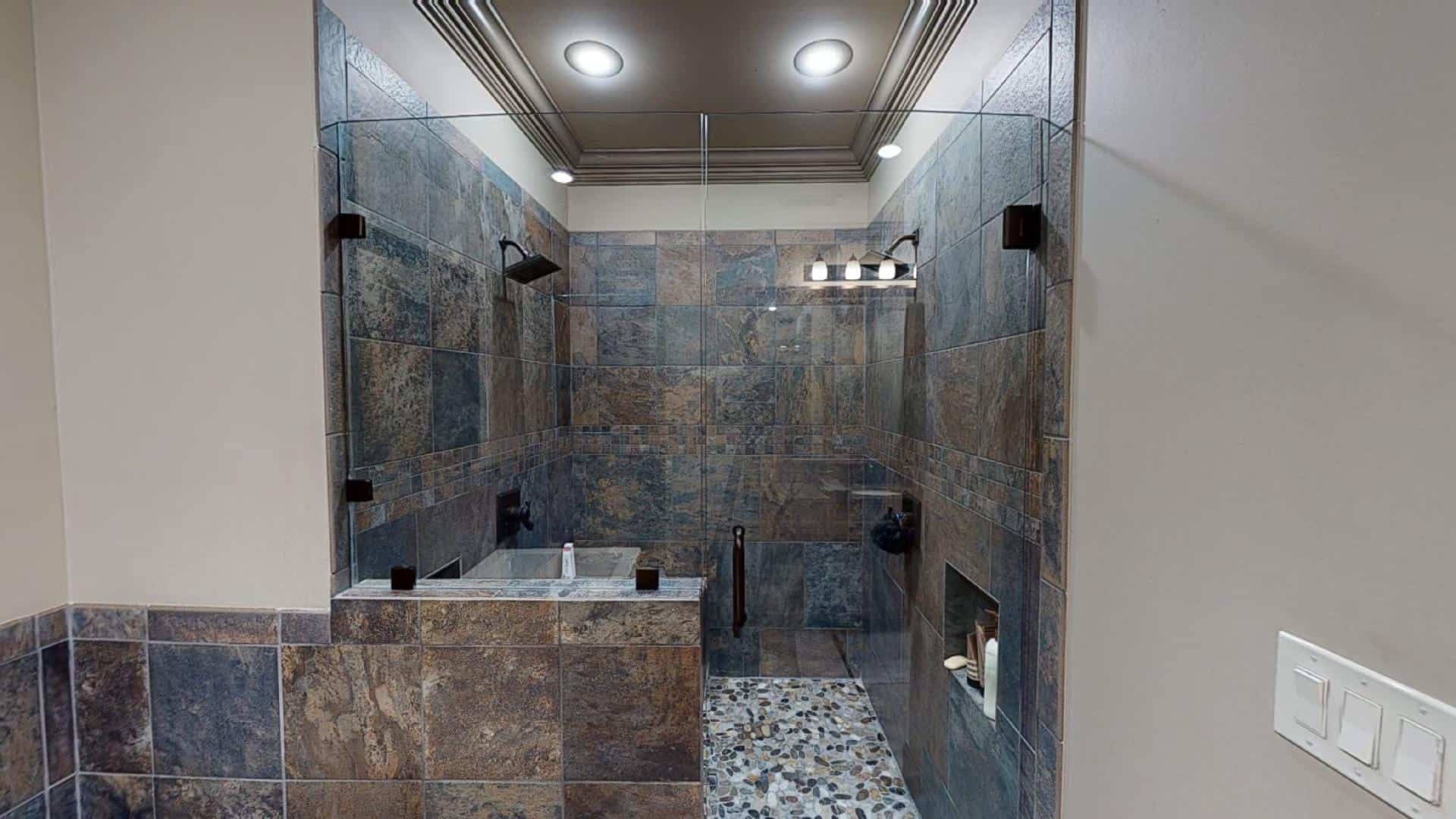Master Bathroom: Shower of this 4-Bedroom,2470 Sq Ft Plan -153-2050