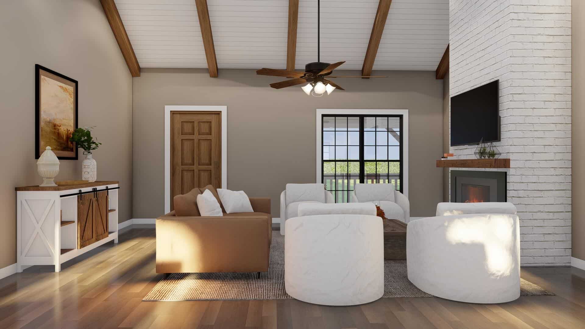 Great Room of this 3-Bedroom,1800 Sq Ft Plan -153-2054