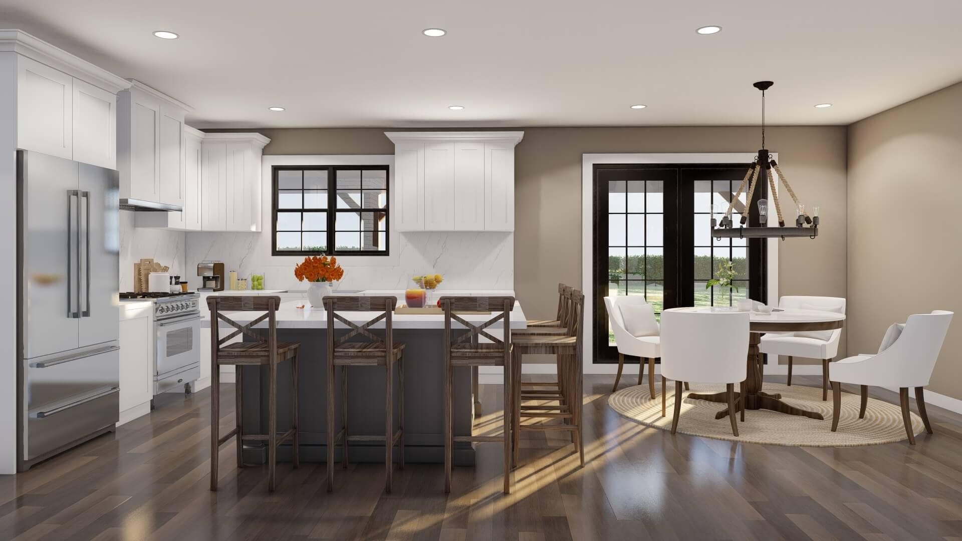 Kitchen: Kitchen Island of this 3-Bedroom,1800 Sq Ft Plan -153-2054