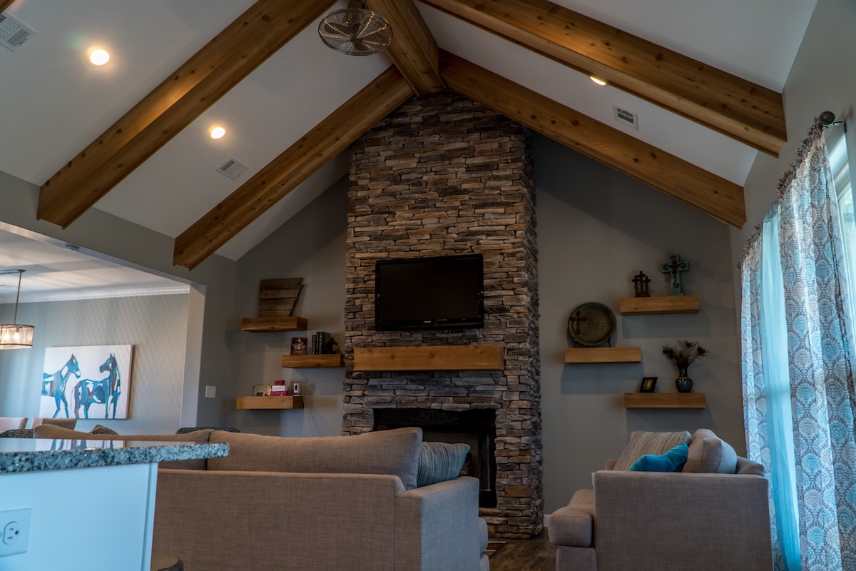 Great Room: Fireplace of this 3-Bedroom,2199 Sq Ft Plan -2199
