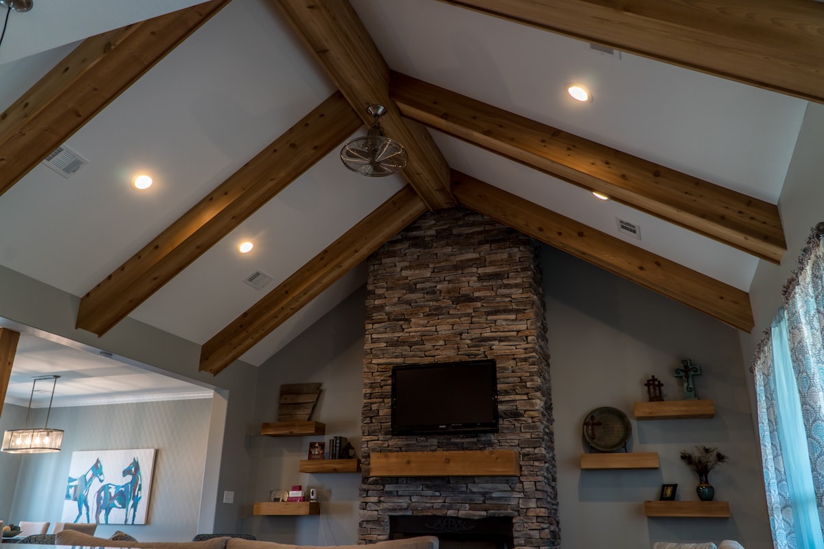 Great Room: Ceiling of this 3-Bedroom,2199 Sq Ft Plan -2199