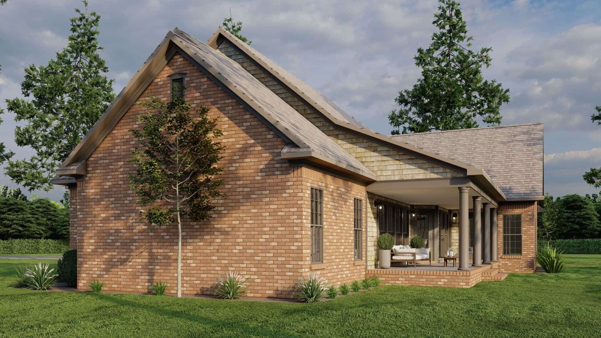 Right Side View of this 3-Bedroom,2328 Sq Ft Plan -153-2109