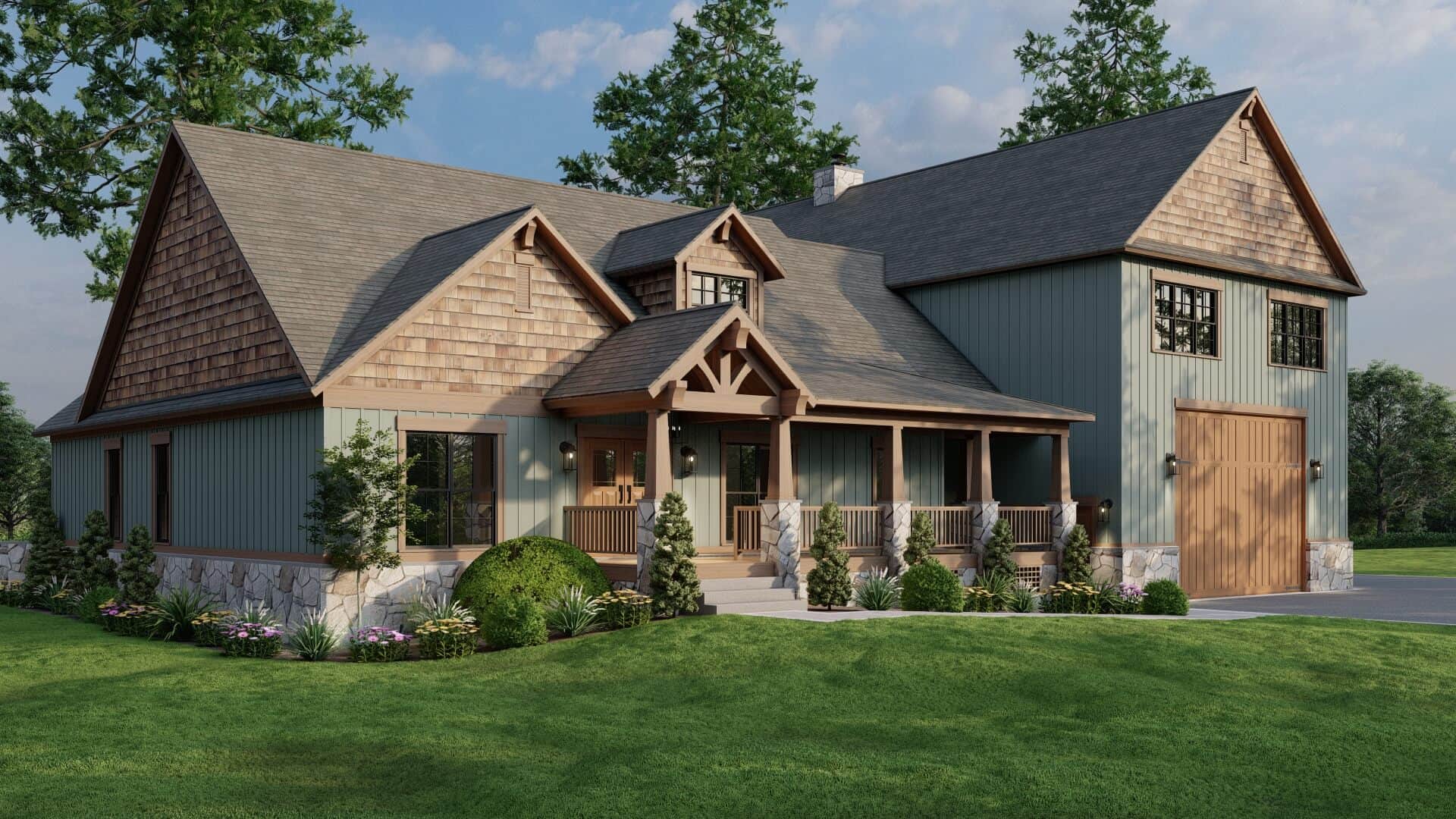 Left Side View of this 4-Bedroom,2811 Sq Ft Plan -153-2110
