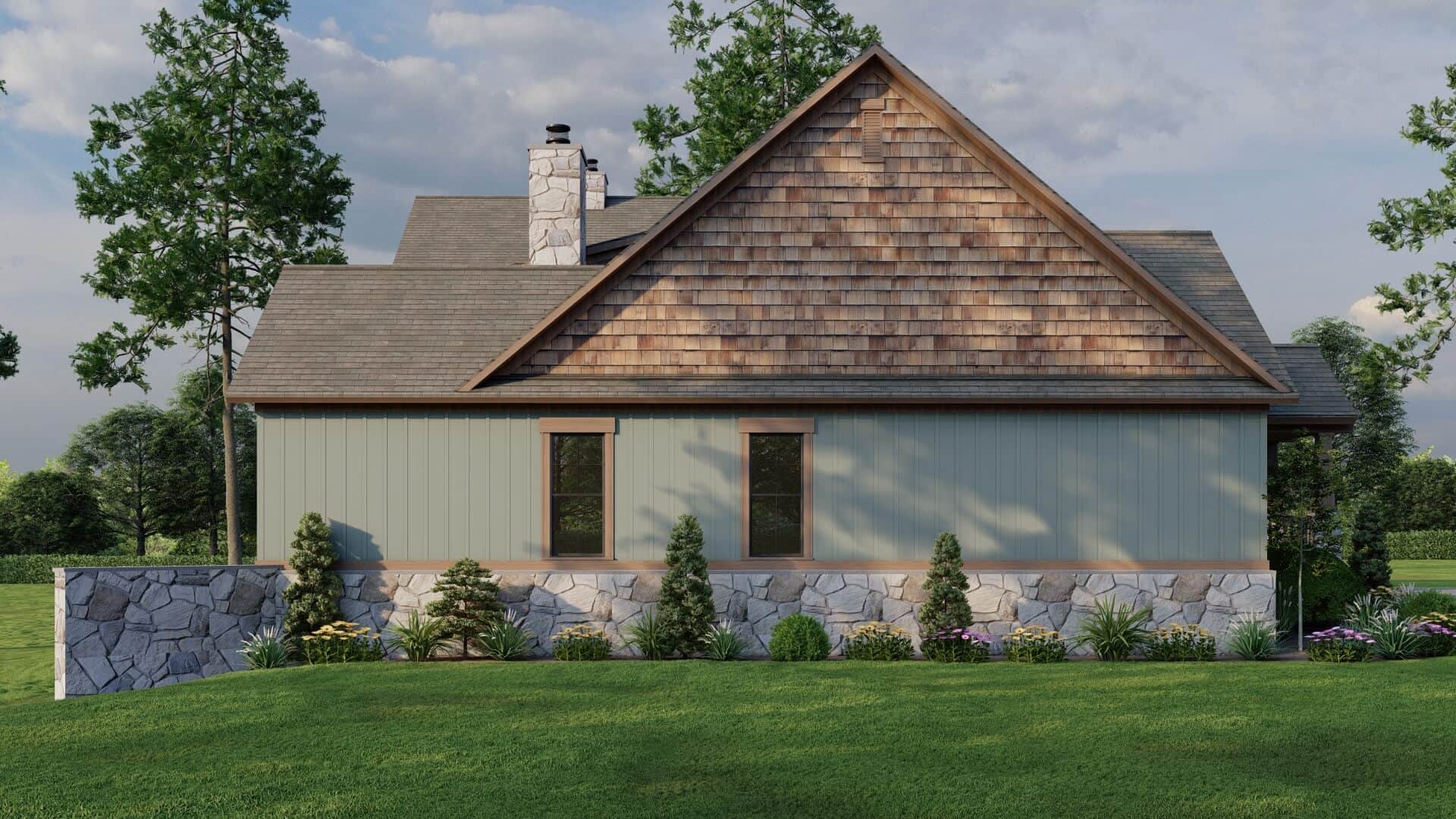Left Side View of this 4-Bedroom,2811 Sq Ft Plan -153-2110