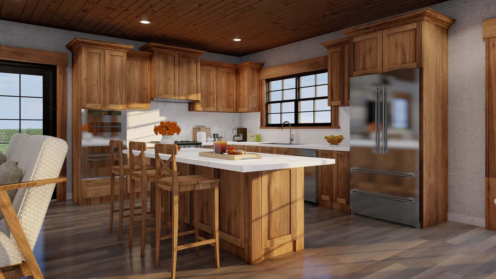 Kitchen: Kitchen Island of this 2-Bedroom,1766 Sq Ft Plan -153-2112