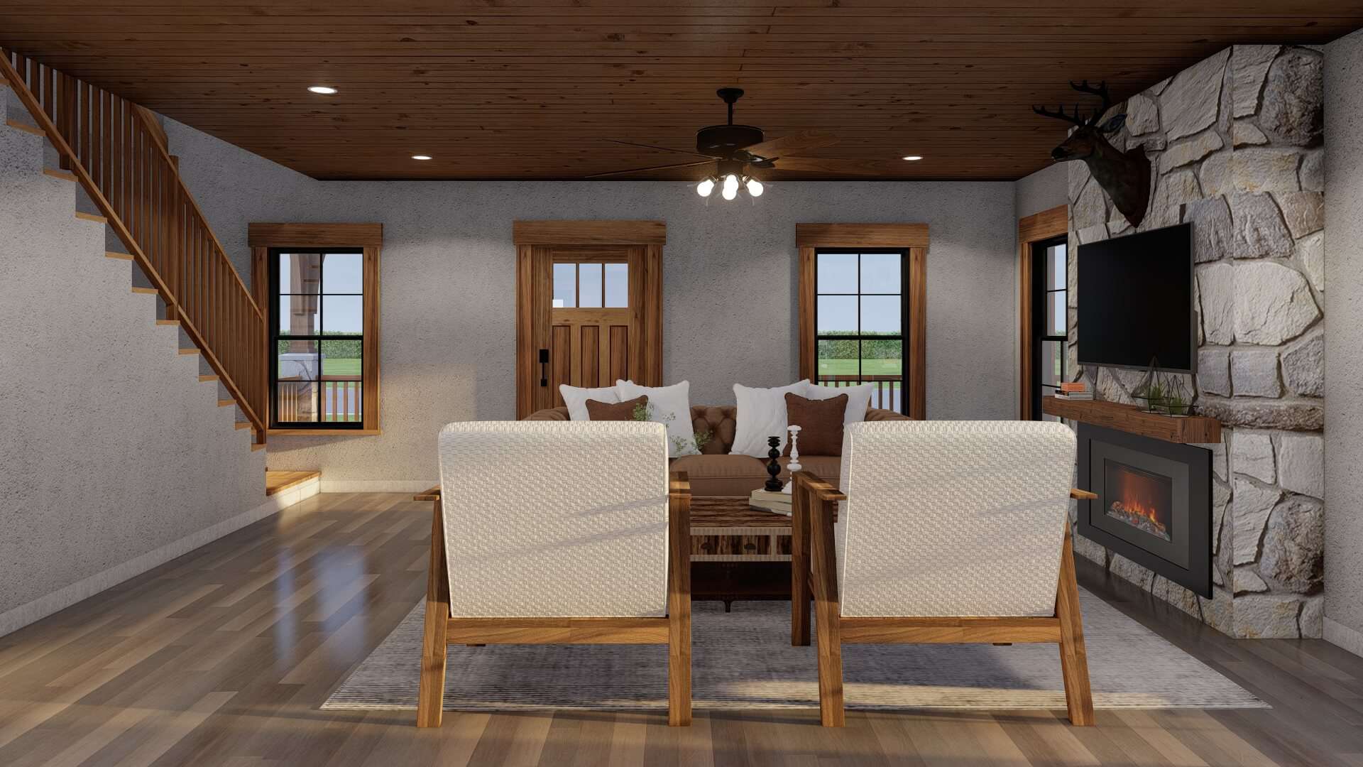 Great Room of this 2-Bedroom,1766 Sq Ft Plan -153-2112