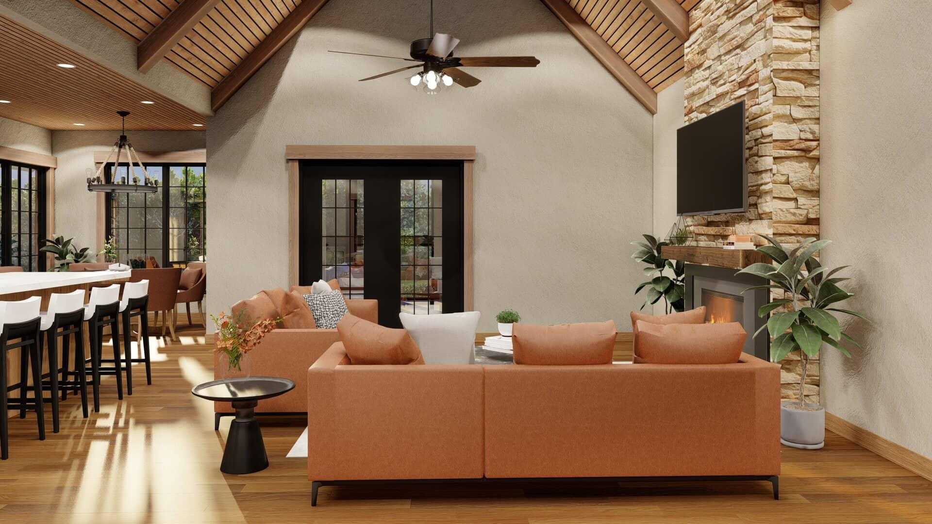 Great Room of this 4-Bedroom,3447 Sq Ft Plan -153-2113