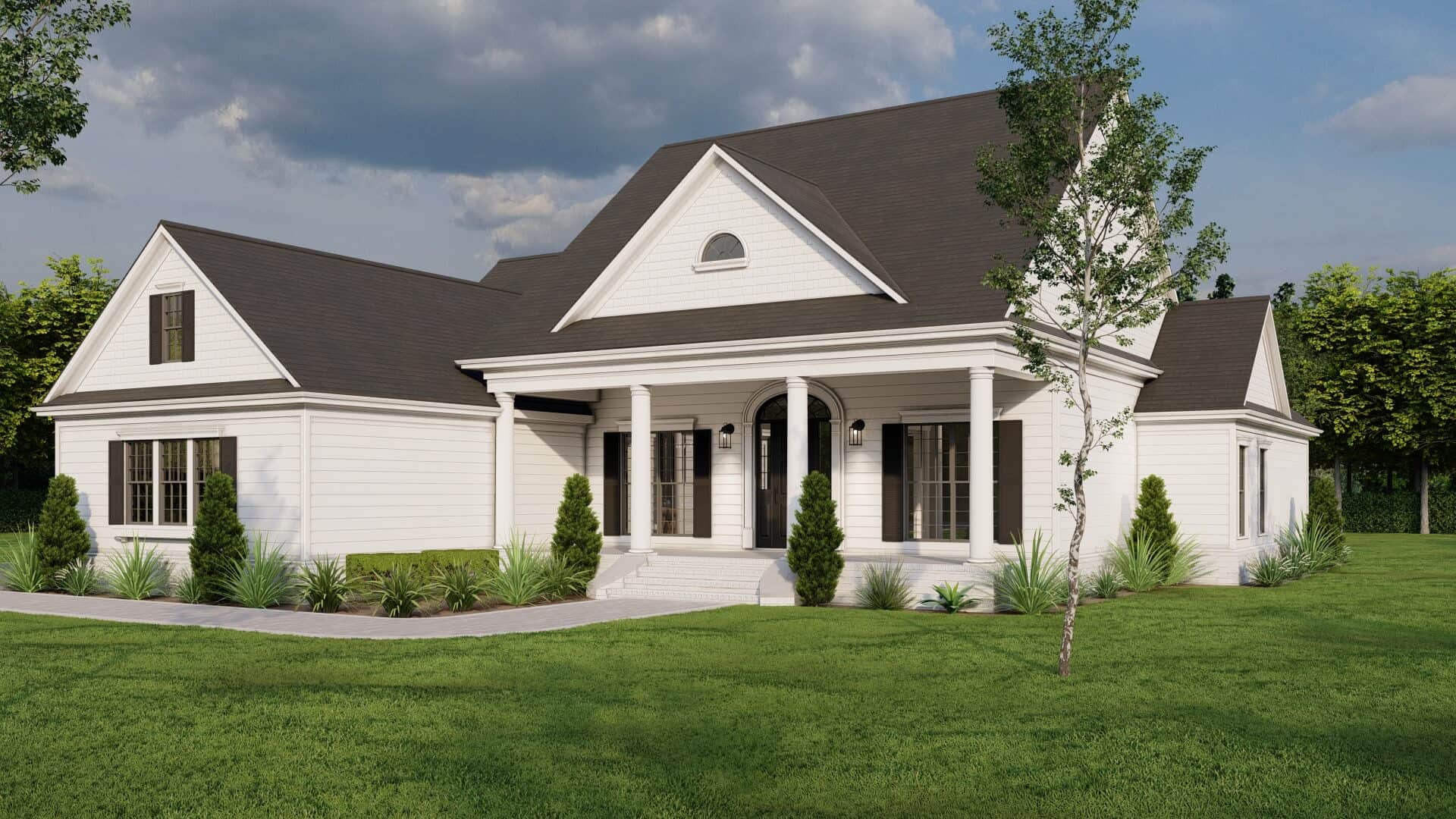 Right Side View of this 4-Bedroom,2499 Sq Ft Plan -153-2114