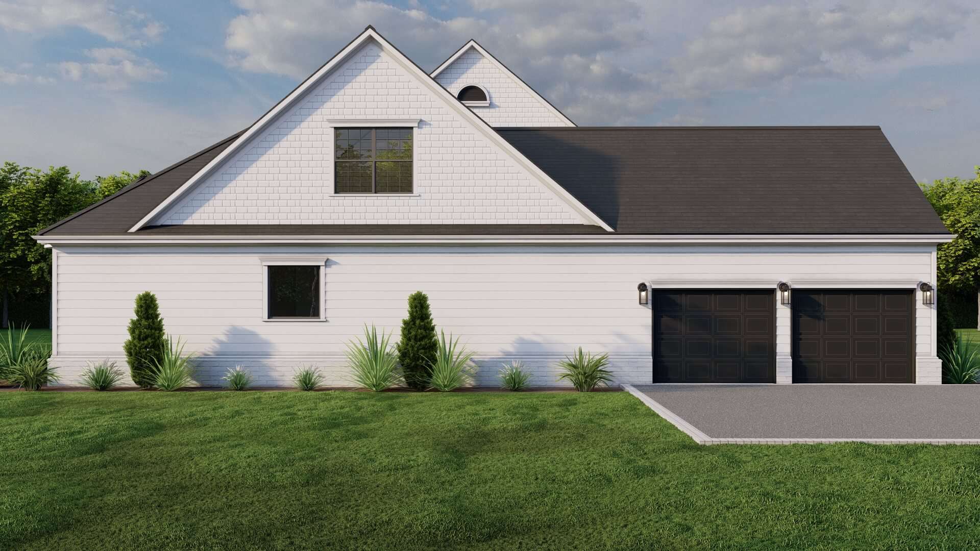 Left Side View of this 4-Bedroom,2499 Sq Ft Plan -153-2114