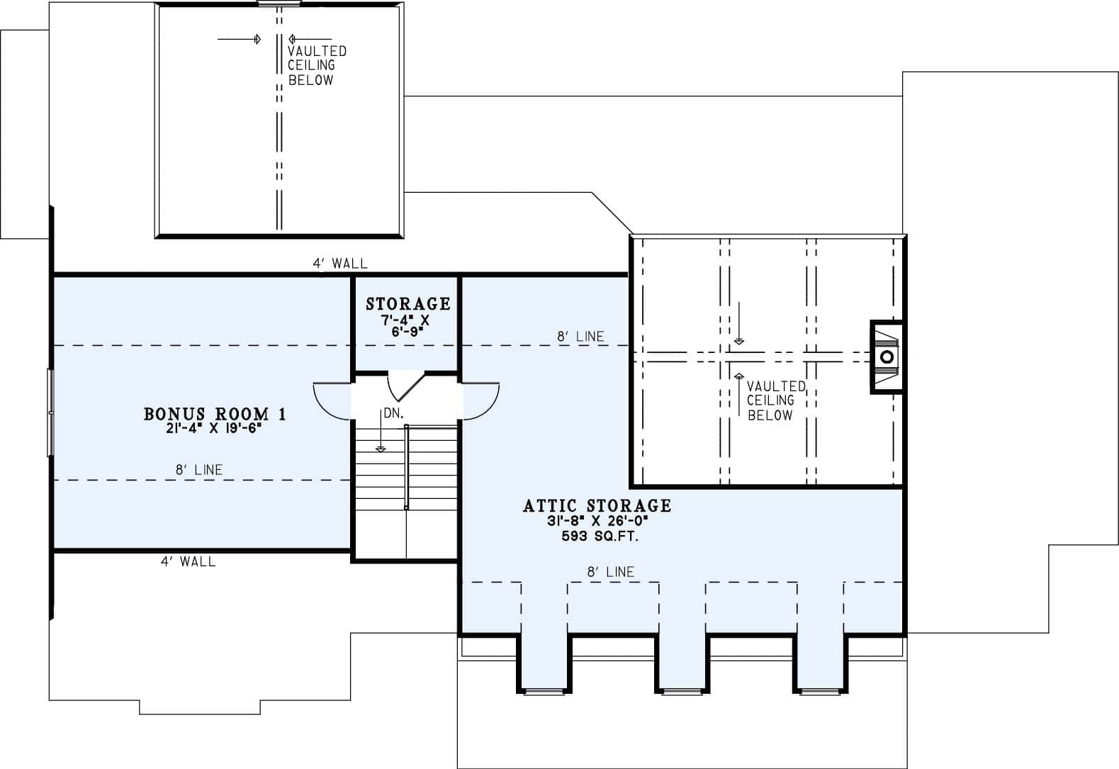 Upper Level of Country Plan #153-2115