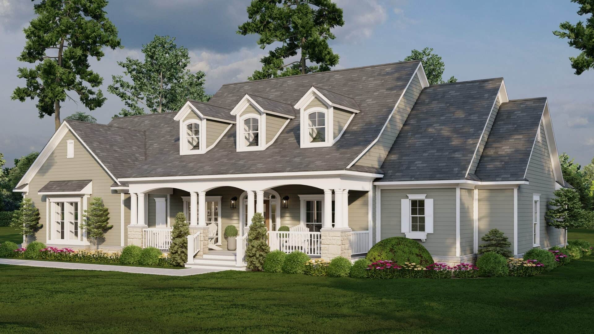 Right Side View of this 4-Bedroom,2516 Sq Ft Plan -153-2115