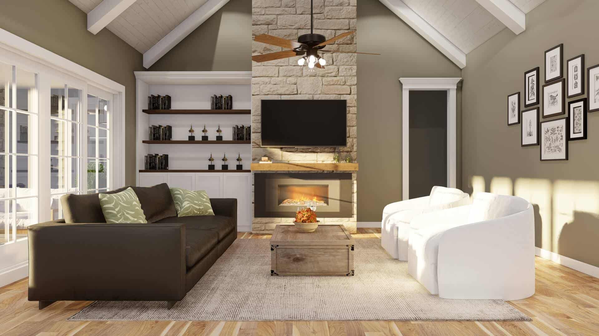 Great Room of this 4-Bedroom,2516 Sq Ft Plan -153-2115