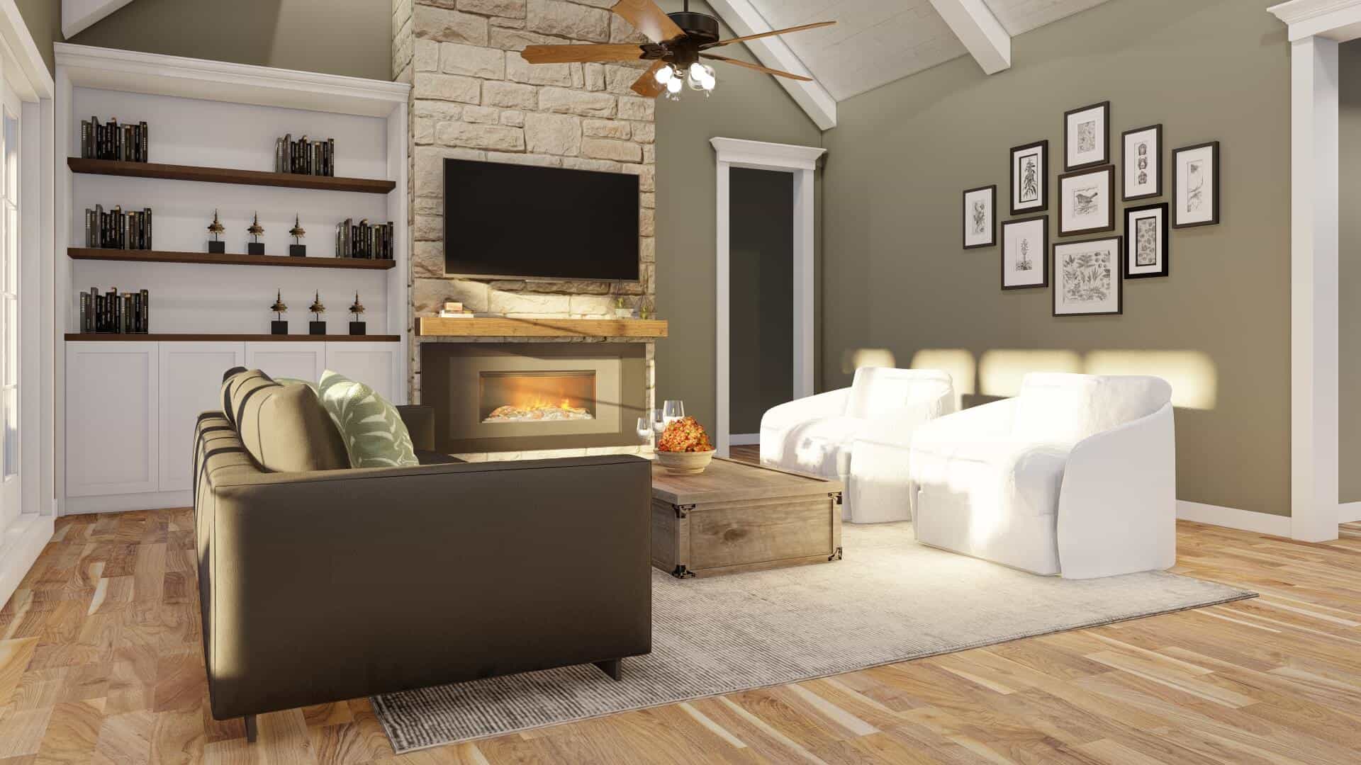 Great Room of this 4-Bedroom,2516 Sq Ft Plan -153-2115