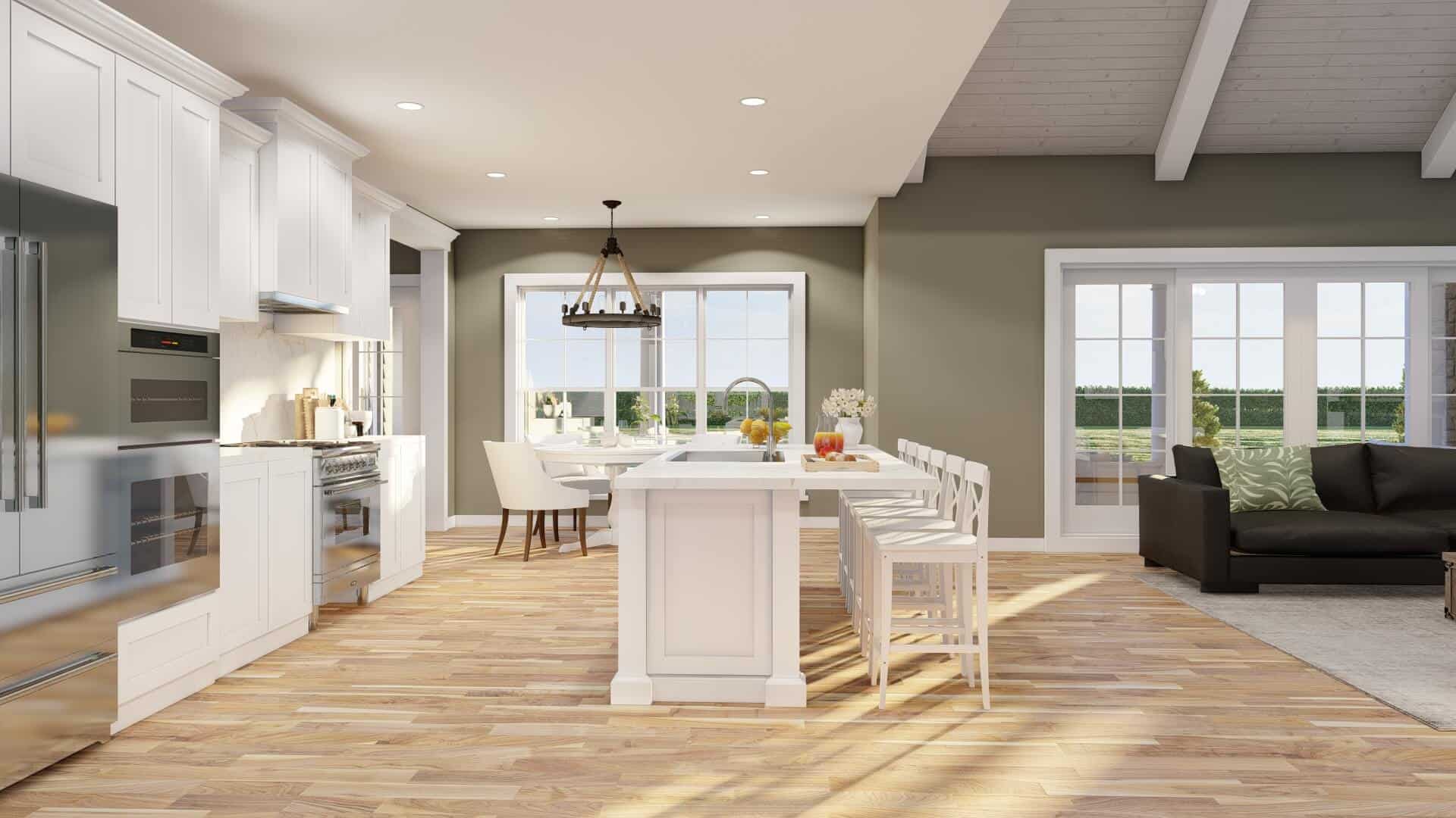 Kitchen of this 4-Bedroom,2516 Sq Ft Plan -153-2115