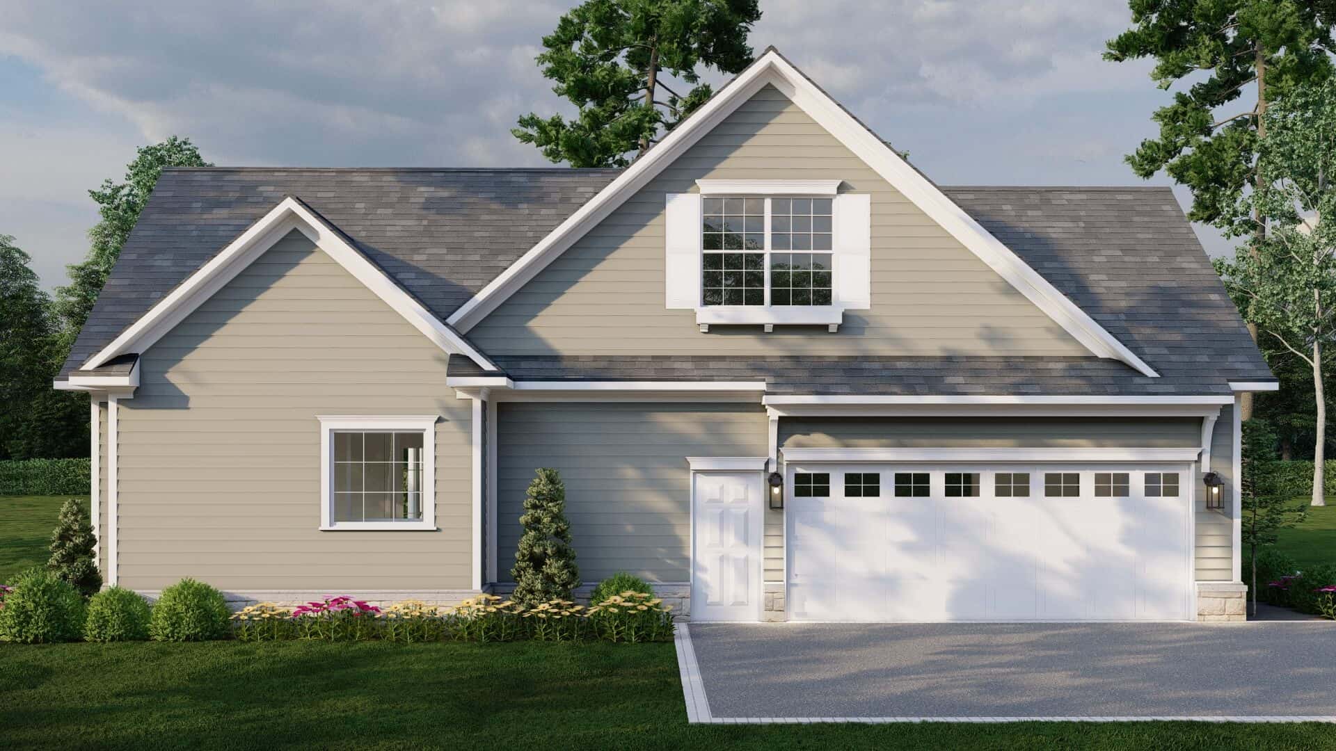 Left Side View of this 4-Bedroom,2516 Sq Ft Plan -153-2115