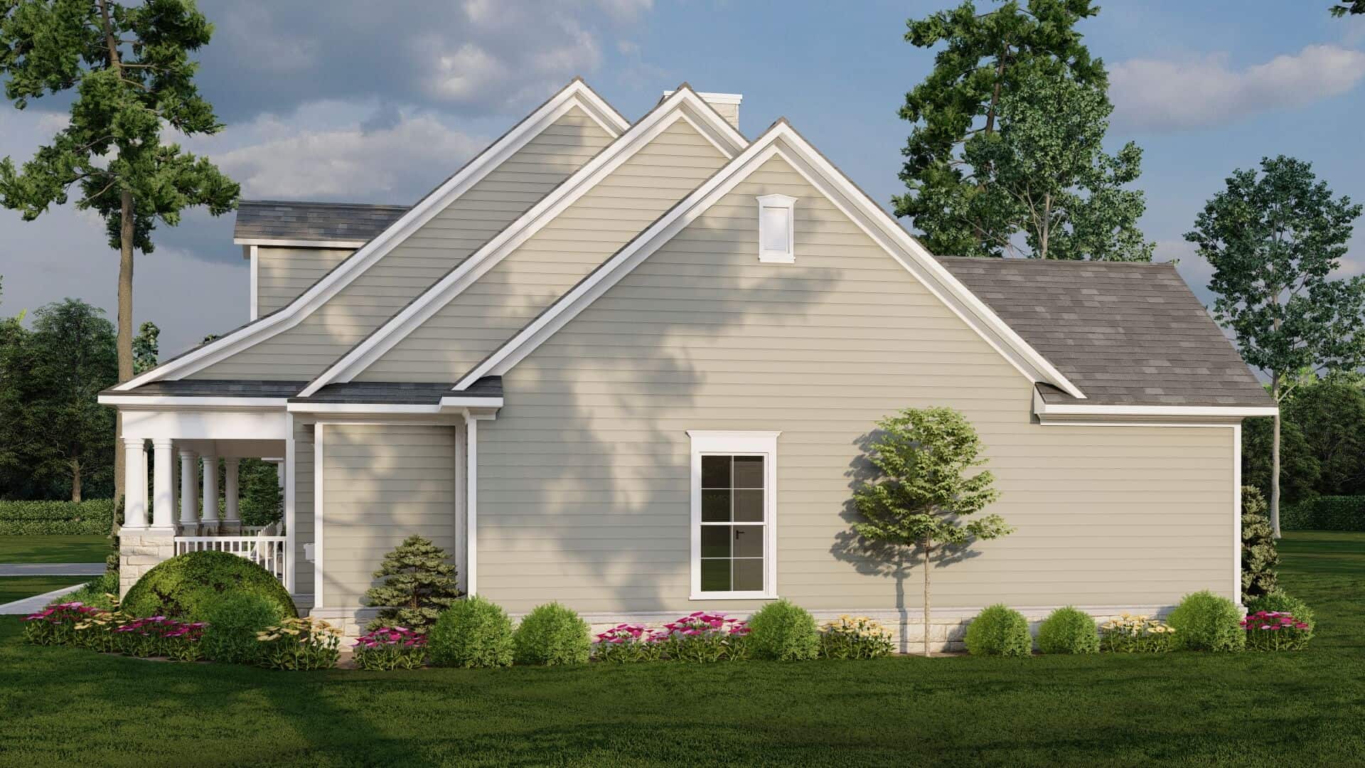 Right Side View of this 4-Bedroom,2516 Sq Ft Plan -153-2115