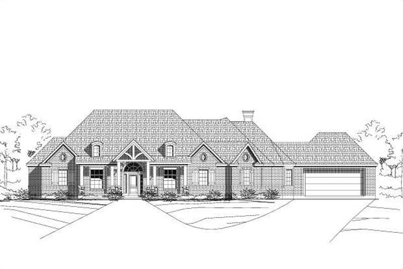 Main image for house plan # 16023