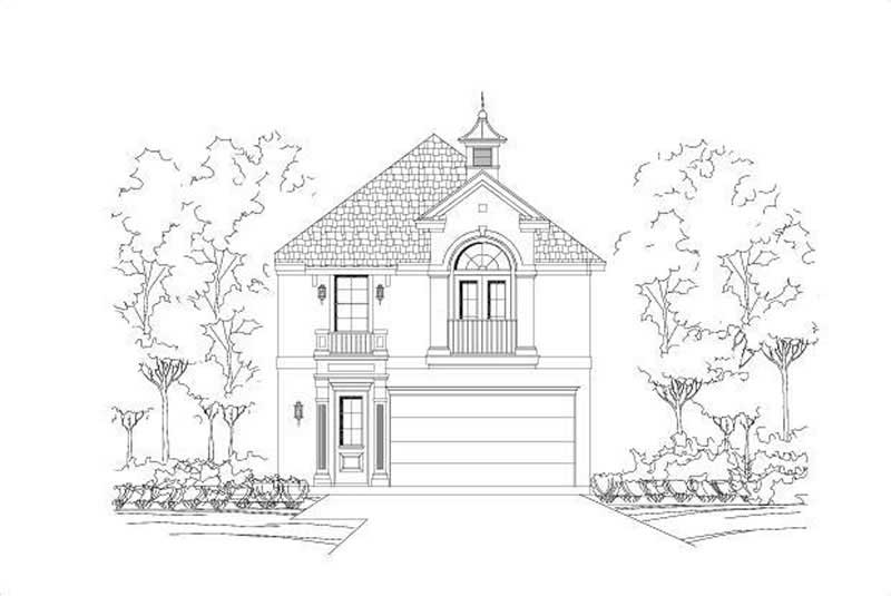 Multi-Level home (ThePlanCollection: Plan #156-1489)